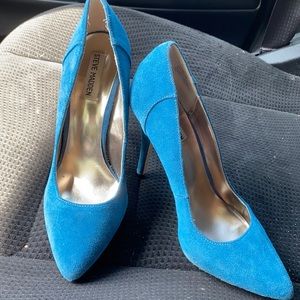 Steve Madden Blue Heels